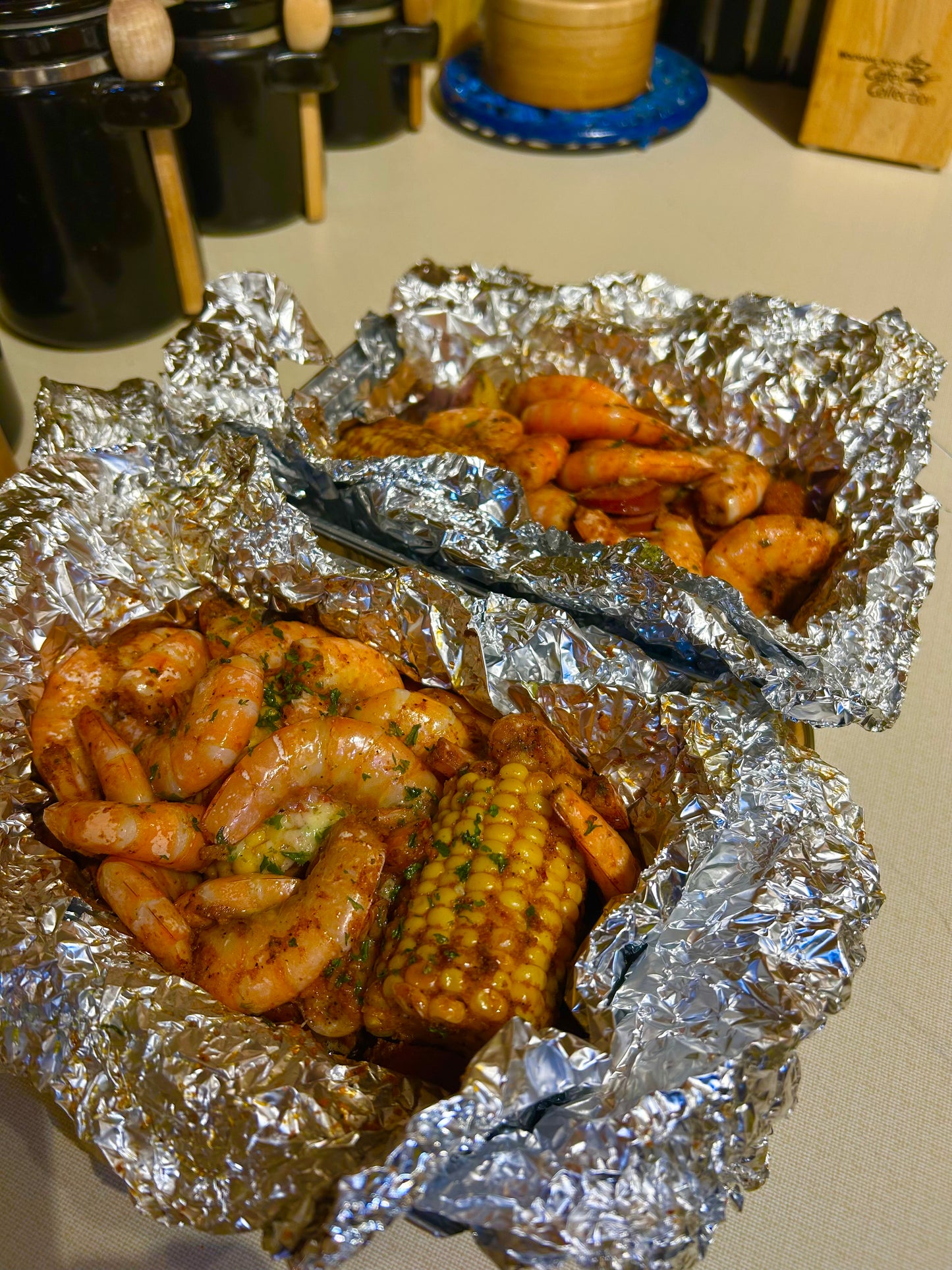 Seafood Boil Foil Packs