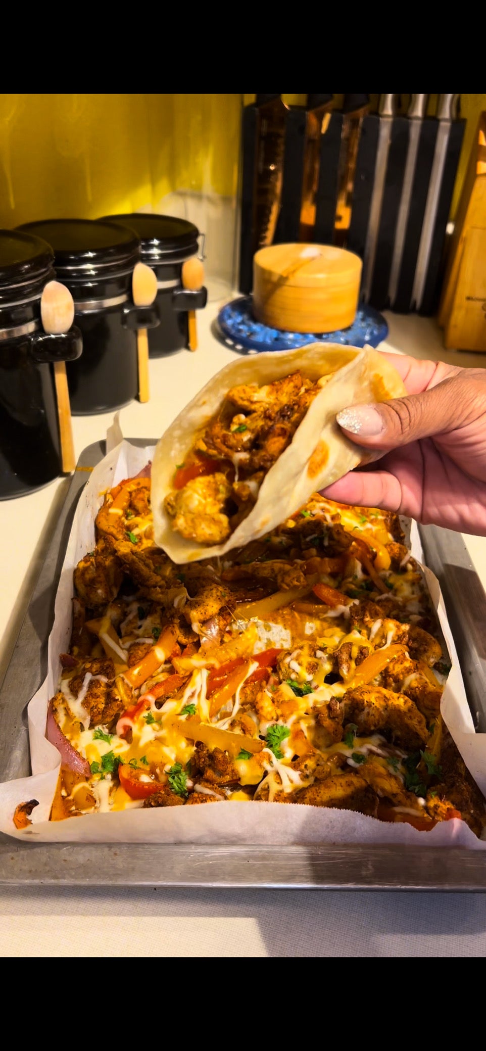 One Pan Chicken Fajitas