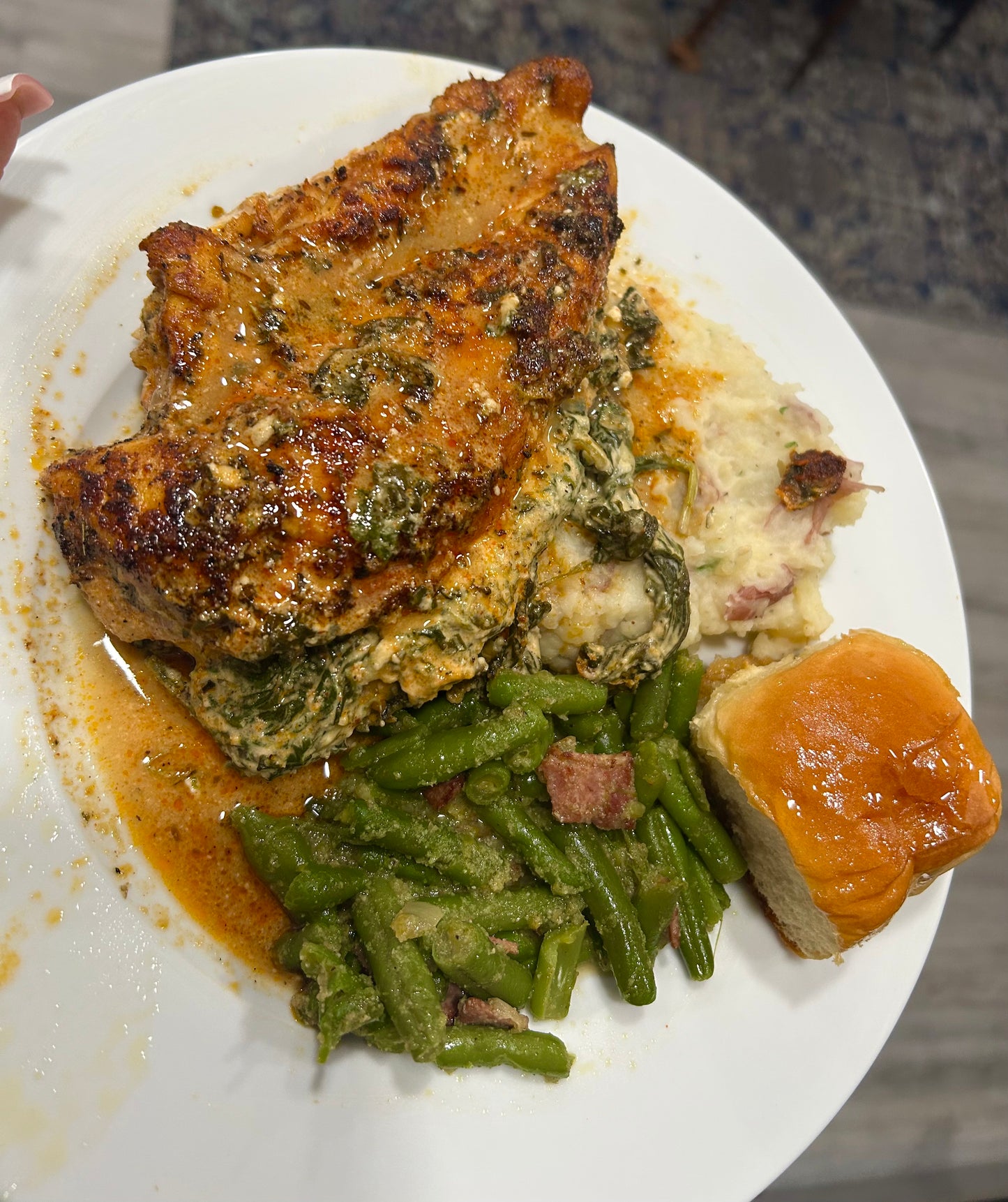 Ruth Chris Inspired Stuffed Chicken